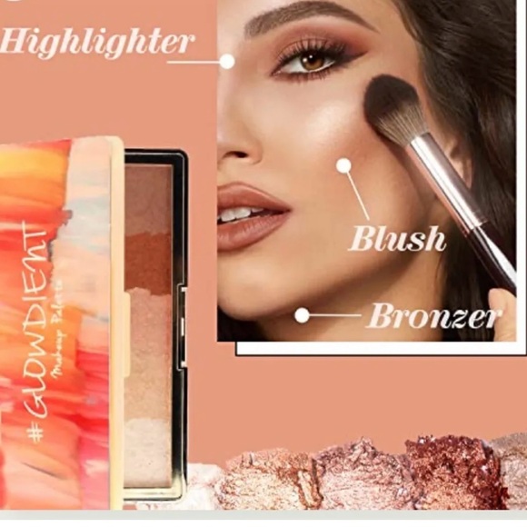 TOUCH IN SOL “Glowdient” 5 Shade Makeup Palette - NIB - Picture 3 of 7